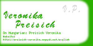 veronika preisich business card